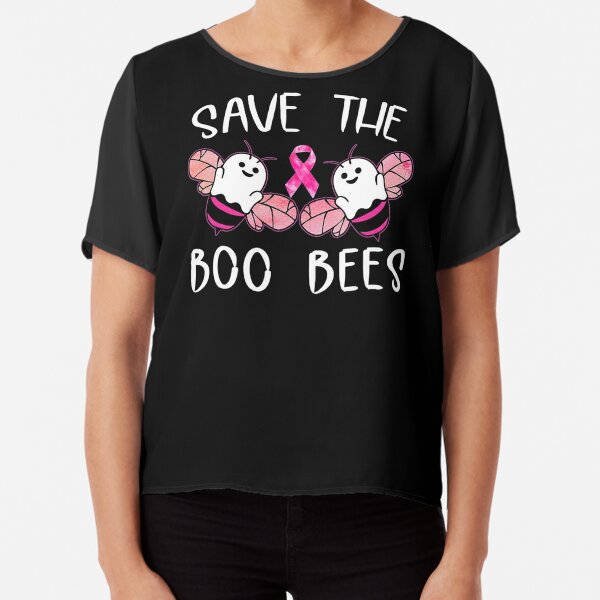 TeeAbelia Boo Halloween Pink Ribbon Breast Cancer Awareness Shirt