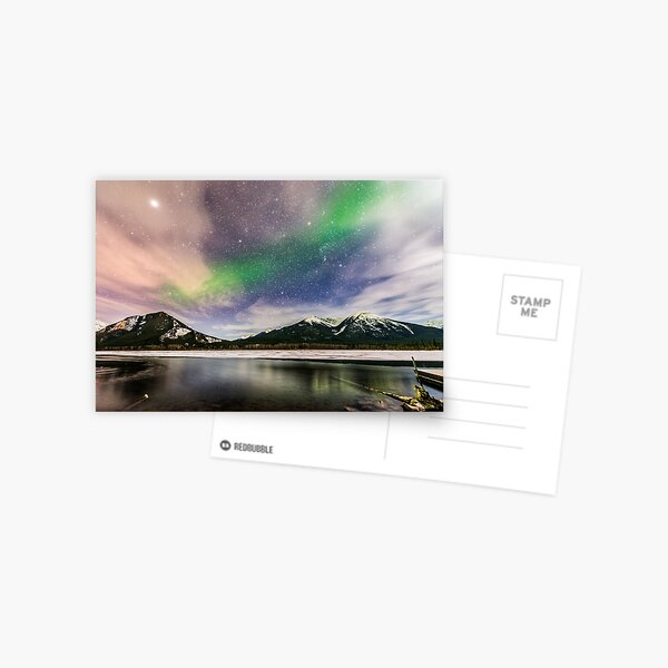 Banff Northern Lights Postcard
