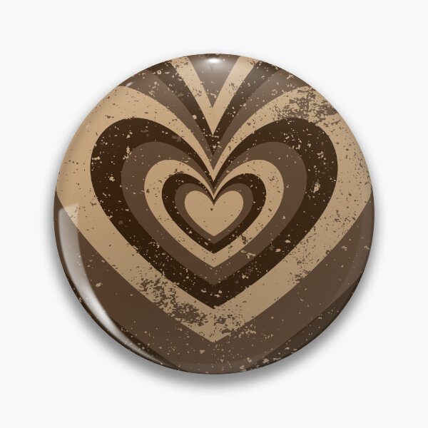 Item preview, Chocolate Hearts (Psychedelic Hearts Pattern, x 2021) designed and sold by cadinera.
