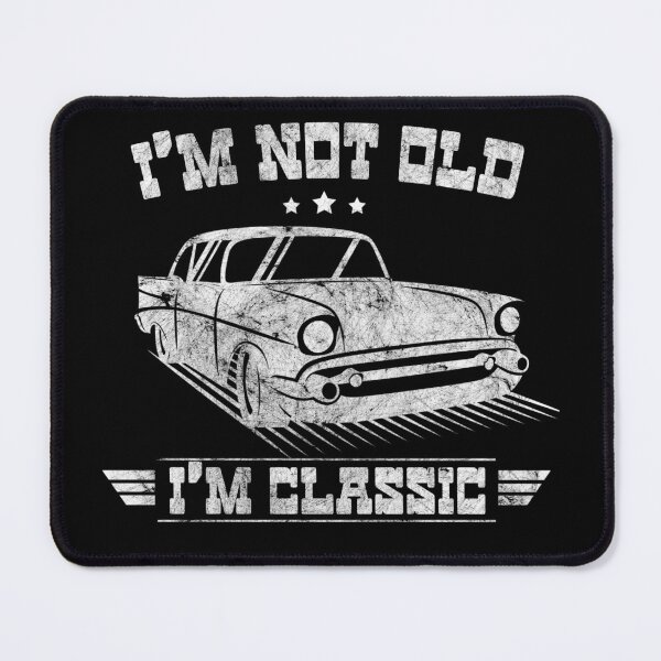 Item preview, I'm Not Old I'm Classic - Retro Car Design Fun Vintage 50s 60s 70s Gift American Old Car Tee designed and sold by RZFDesign.
