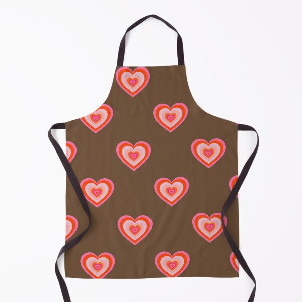 Item preview, Cute Psychedelic Beating Hearts Pattern On Brown designed and sold by cadinera.