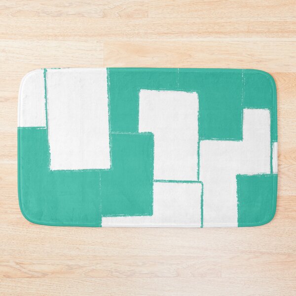 Item preview, Green and White Tiles designed and sold by A.X. Bates.