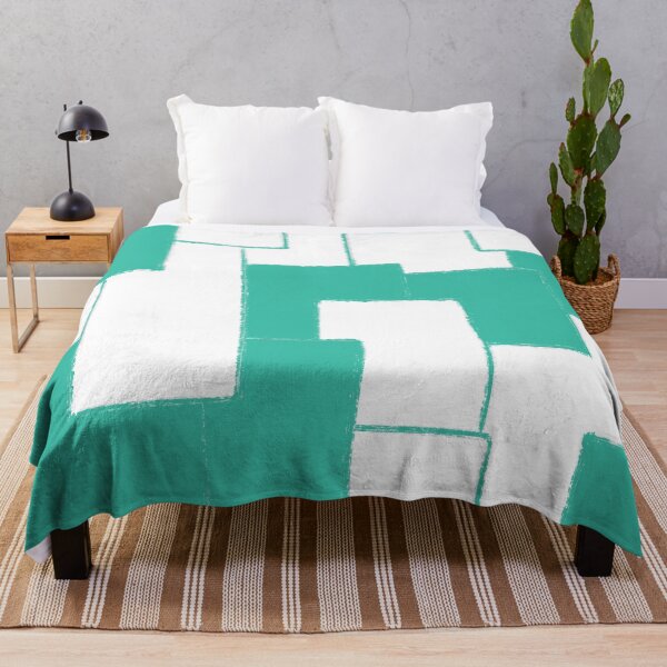 Item preview, Green and White Tiles designed and sold by A.X. Bates.
