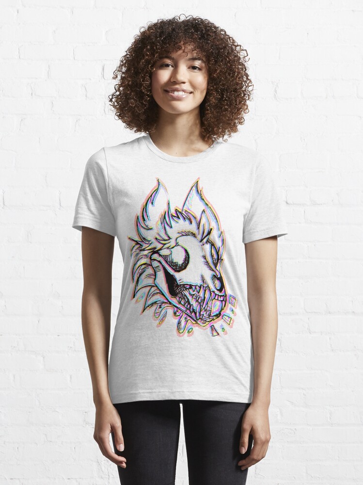 "Trippy furry skulldog " T-shirt for Sale by paintingflames | Redbubble