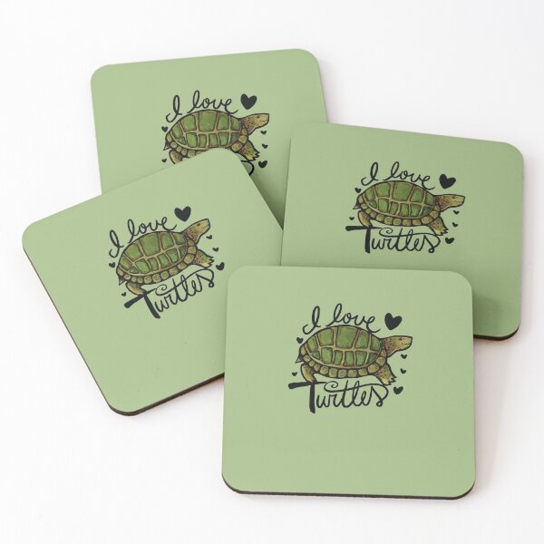 Item preview, I Love Turtles designed and sold by FrictionMaxxing.