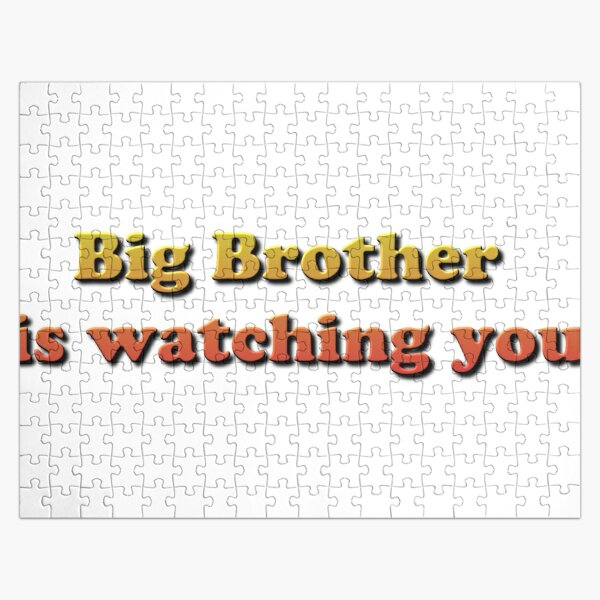 Big Brother Is Watching You Jigsaw Puzzle