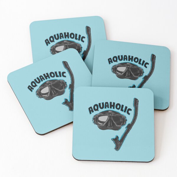 Item preview, Aquaholic Swim Mask and Snorkel for Swimmers & Ocean Explorers designed and sold by Sky1I.