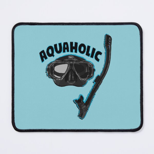 Item preview, Aquaholic Swim Mask and Snorkel for Swimmers & Ocean Explorers designed and sold by Sky1I.