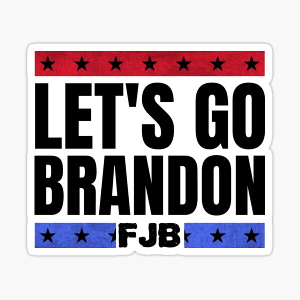 Stickers Labels  Tags Paper Bumper Stickers FJB lets go Brandon Flag  etnacompe