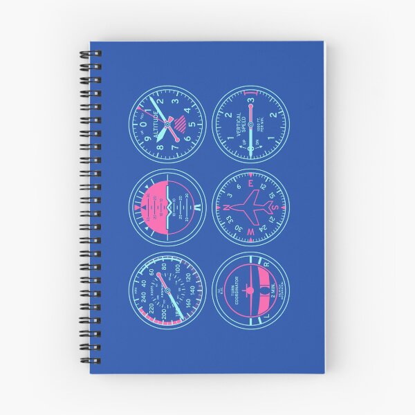 Item preview, Aircraft Flight Instruments - 6 Pack Blue designed and sold by VoodooCircus.