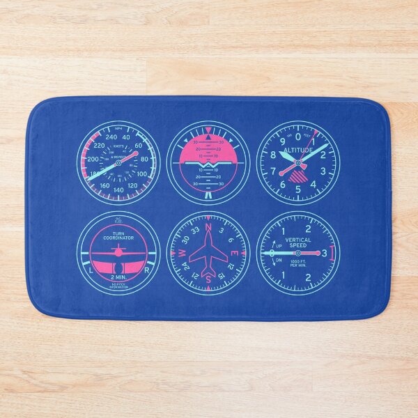 Item preview, Aircraft Flight Instruments - 6 Pack Blue designed and sold by VoodooCircus.