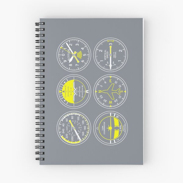 Item preview, Aircraft Flight Instruments - 6 Pack Grey designed and sold by VoodooCircus.