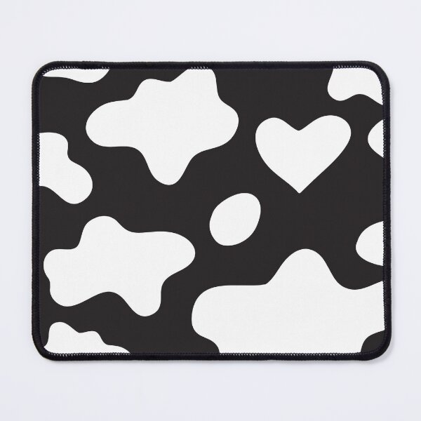 Item preview, moo spots + heart spot (dark grey + white) designed and sold by cadinera.