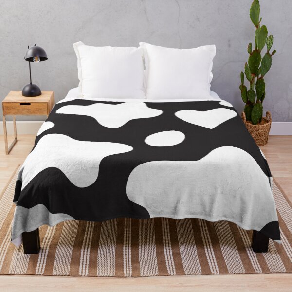 Item preview, moo spots + heart spot (dark grey + white) designed and sold by cadinera.