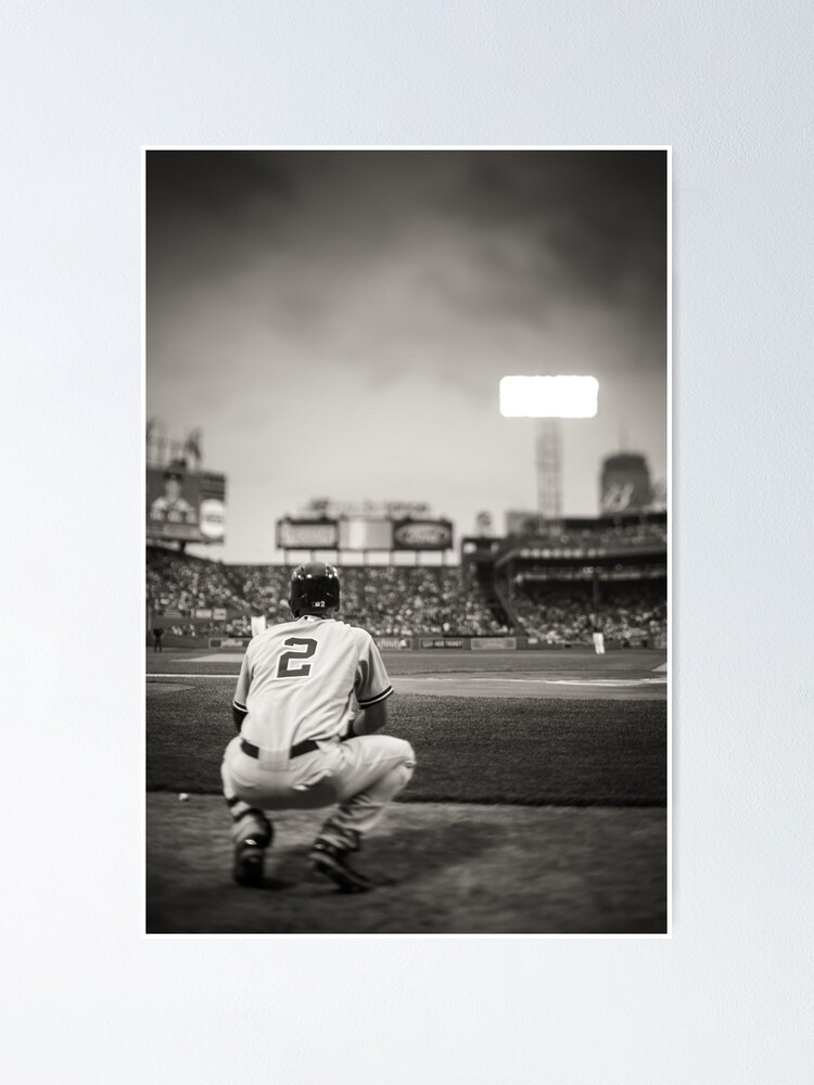 Download Black And White Derek Jeter Photo Wallpaper