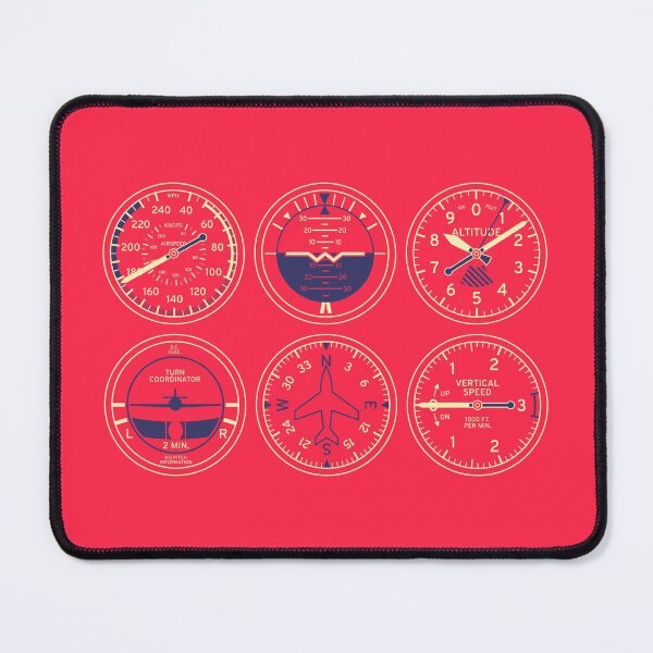 Item preview, Aircraft Flight Instruments - 6 Pack Red designed and sold by VoodooCircus.