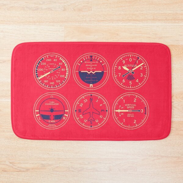 Item preview, Aircraft Flight Instruments - 6 Pack Red designed and sold by VoodooCircus.