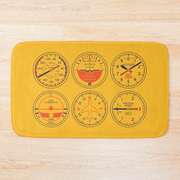 Item preview, Aircraft Instrument Dials - 6 Pack Yellow designed and sold by VoodooCircus.