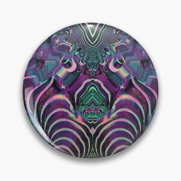 Item preview, Abstract psychedelic trippy art mandala design designed and sold by S Y N T H R E A L M.