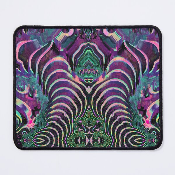 Item preview, Abstract psychedelic trippy art mandala design designed and sold by S Y N T H R E A L M.