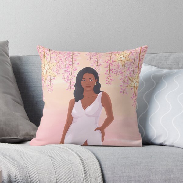 Sana Portrait III Throw Pillow