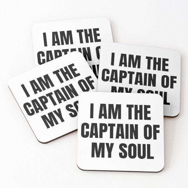 Item preview, I AM THE CAPTAIN OF MY SOUL designed and sold by iamxxx.