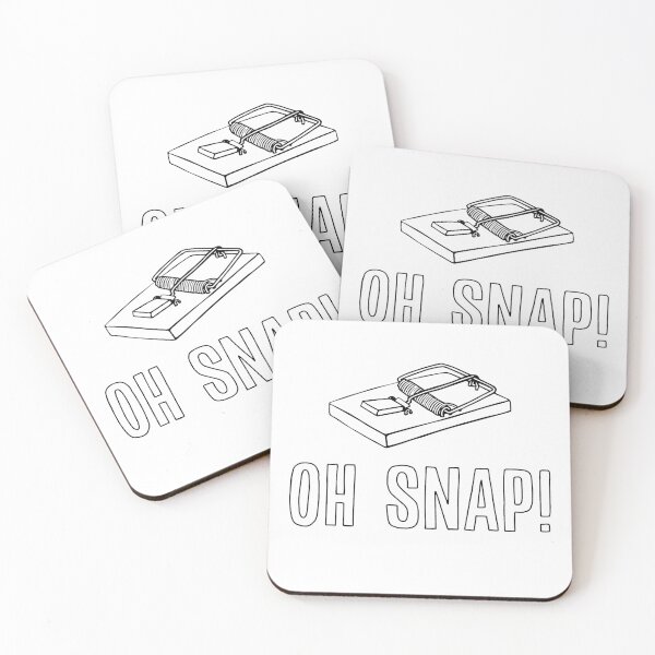 Item preview, Oh Snap! Mouse Trap Dad Joke designed and sold by Huhnerdieb Apparel.