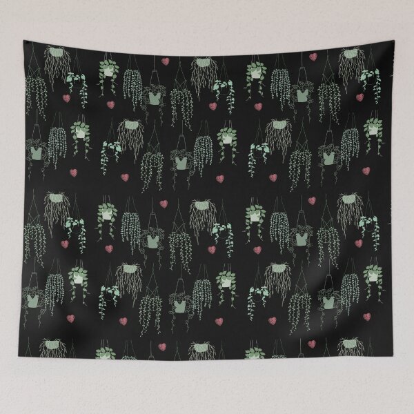 Item preview, Cute hanging garden and hearts pattern designed and sold by FashionN5.