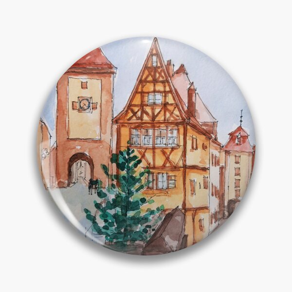Item preview, Rothenburg ob der Tauber, Germany designed and sold by UrbanSageArt.