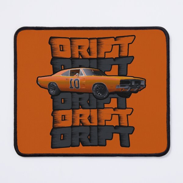 Item preview, Old Orange Car Drifting With Orange and Grey Drift Text on the Background And Inverted Number 01 designed and sold by koreatvtea.
