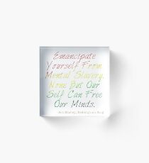 Redemption Songs Acrylic Block