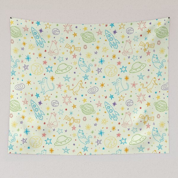 Item preview, Funny Kittens Playing In The Space designed and sold by The-Fancy-Space.