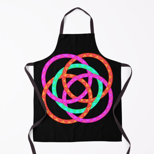 Item preview, Neon Woven Rings- Five Interlocking Rings Pattern (Variant Two) designed and sold by nathanielmeeart.
