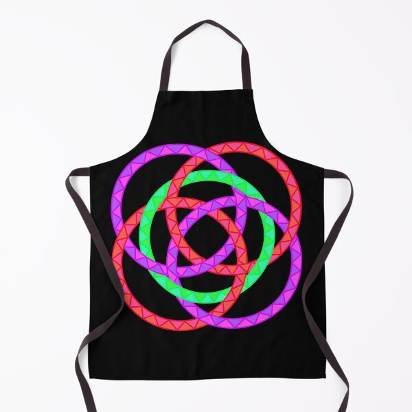 Item preview, Neon Woven Rings- Five Interlocking Rings Pattern (Variant Three) designed and sold by nathanielmeeart.