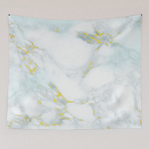 Item preview, Blue And Gold Marble designed and sold by Inez-kemmy.