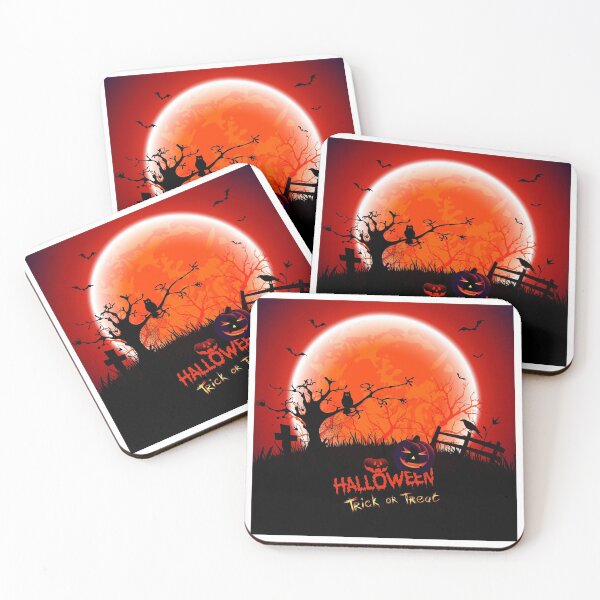 Item preview, Halloween Trick Or Treat With Blood Moon designed and sold by risingrocket.