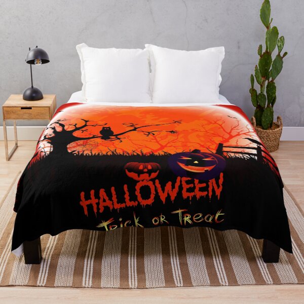 Item preview, Halloween Trick Or Treat With Blood Moon designed and sold by risingrocket.