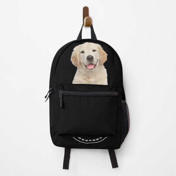 Item preview, Puppy in a pocket. Golden retriever puppy in a pocket. Funny, cute photo and line drawing pocket designed and sold by JellyBeenzz.