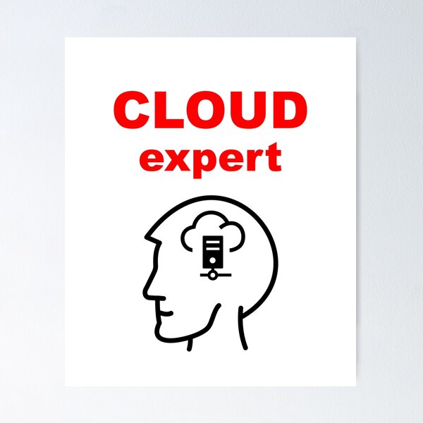 Artikel-Vorschau von Cloud-Experte, Cloud-Speicherdienste, Cloud-Technologien, Cloud-Server, Software-Ingenieur, Informatik, Web, Programmier-Humor, designt und verkauft von Max-Wear.