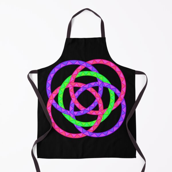 Item preview, Neon Woven Rings- Five Interlocking Rings Pattern (Variant Four) designed and sold by nathanielmeeart.