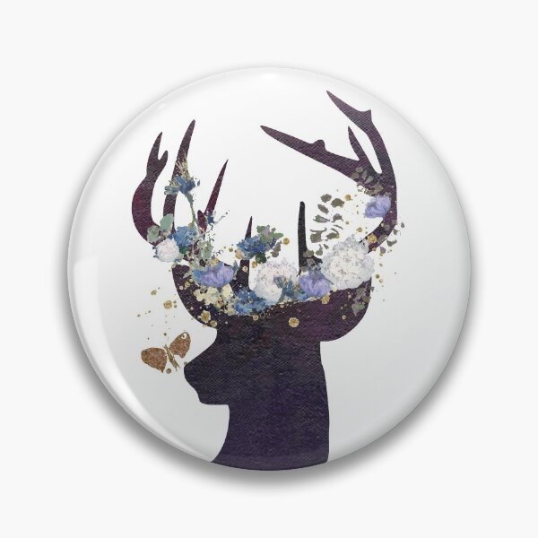 Item preview, Halloween Deer Chest Costume | Floral Watercolor Deer designed and sold by BeingCoffee.