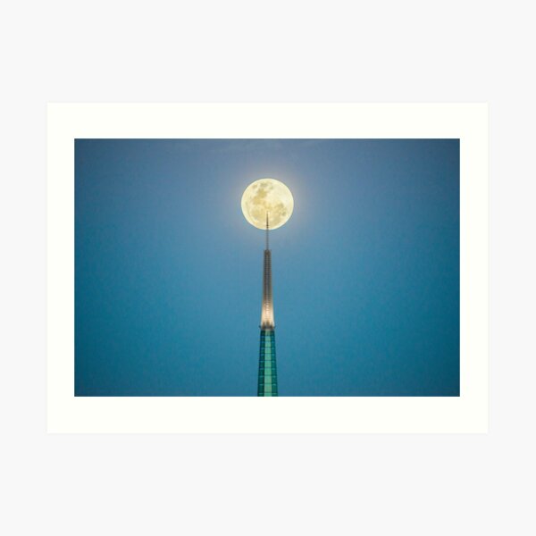 supermoon Art Print