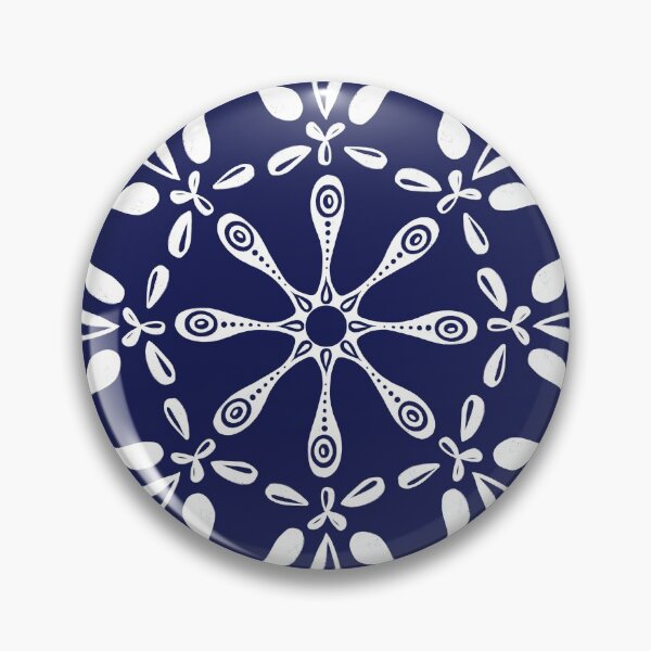 Item preview, Traditional blueprint - symetrical ornamental flower designed and sold by keillustree.