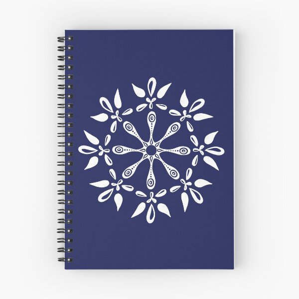 Item preview, Traditional blueprint - symetrical ornamental flower designed and sold by keillustree.