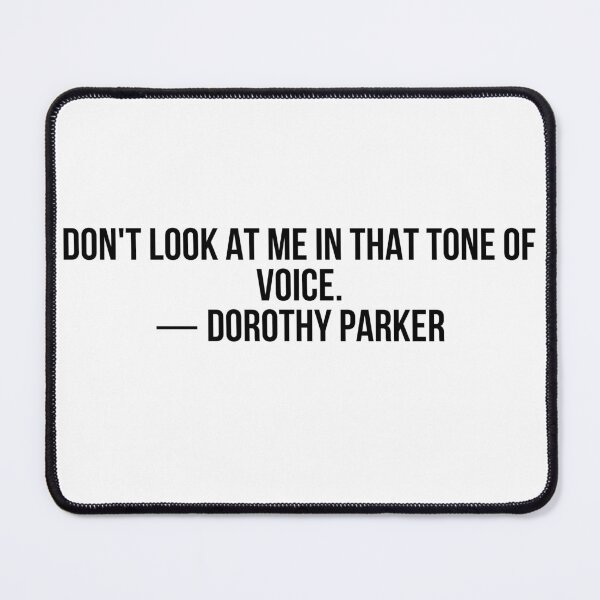 Artikelvorschau, Dorothy Parker - Auf Ton entworfen und verkauft von VioletMil.