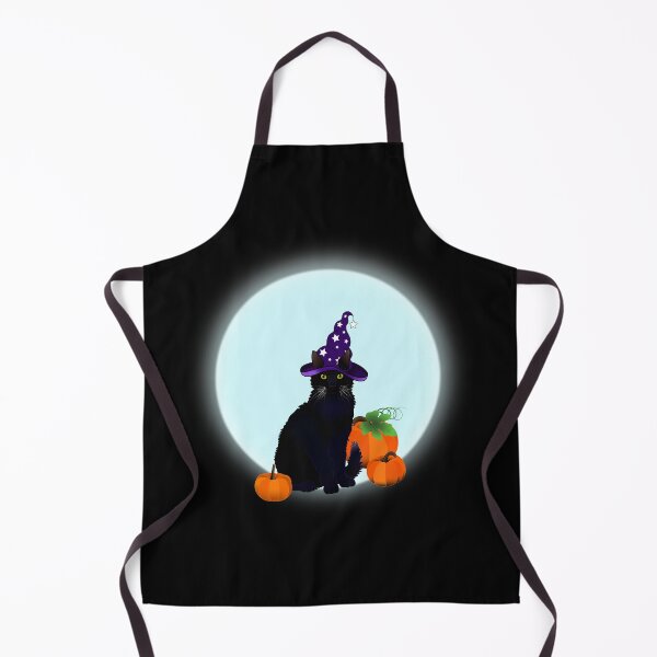 Item preview, Black cat in moonlight designed and sold by Pear Tree Studio.