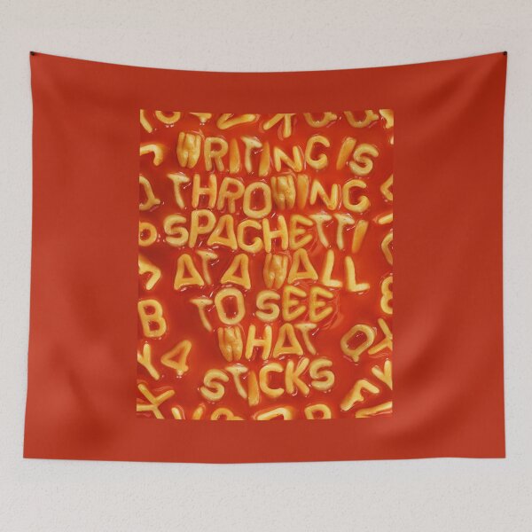 Item preview, Moms spaghetti Writing designed and sold by ConsciouStudio.