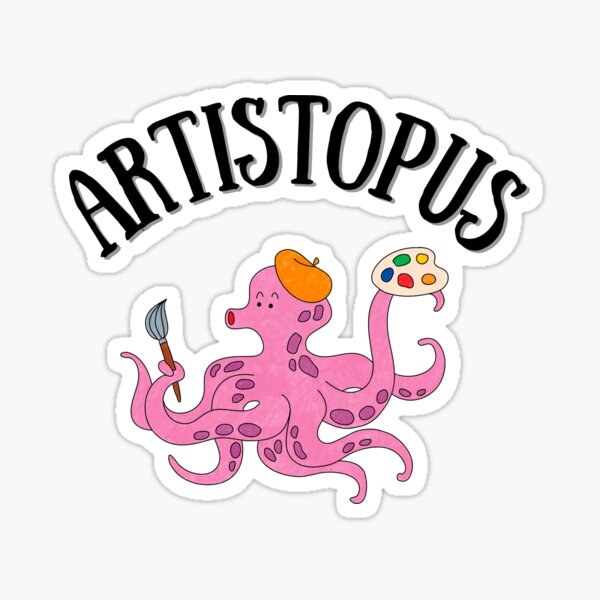 Item preview, Artistopus - Cute Octopus Artist designed and sold by FashionN5.
