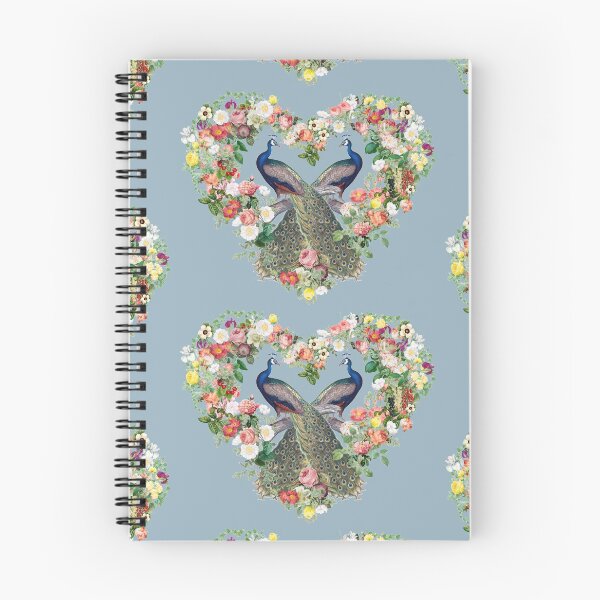 Item preview, Indian Peacock, Peafowl Surrounded By Beautiful Flowers Heart Shape designed and sold by TrulyEpoque.