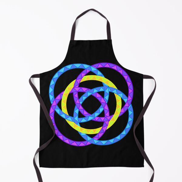 Item preview, Neon Woven Rings- Five Interlocking Rings Pattern (Variant Seven) designed and sold by nathanielmeeart.